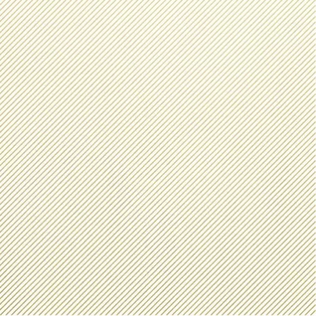 Scrapbook papír 12", A Touch of Gold / Pin Stripe Foil Specialty - Arany fólia (1 ív)