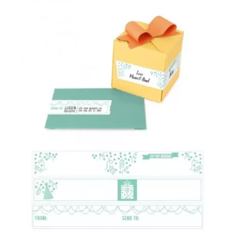 Dekorációs ragasztószalag 35 mm, Washi Wraps / Party (19 méter)