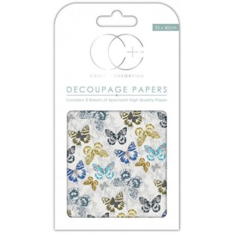 Decoupage papír 35x40 cm, Decoupage Papers / Hellen -  (3 ív)