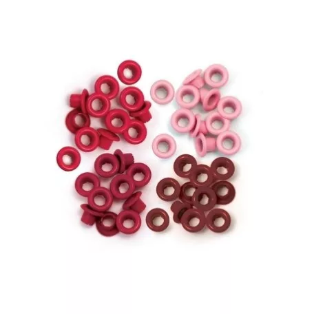 We R Makers szegecs Piros - Eyelets standard Red (60 db)