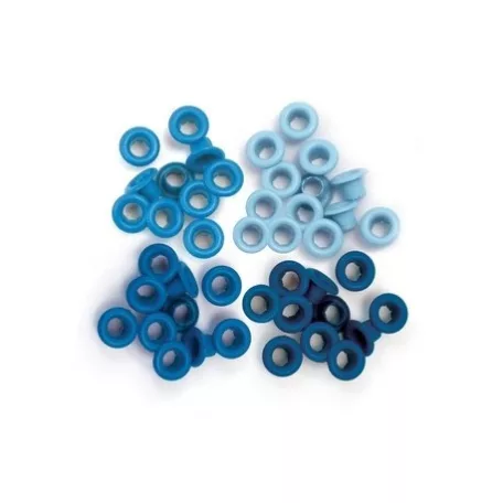 We R Makers szegecs Kék - Eyelets standard Blue (60 db)