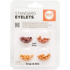   WRMK Szegecs - Eyelets standard - orange - narancssárga (60 db)