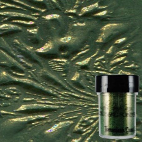 Domborítópor , Embossing Powder / Tannenbaum Green Gold -  (1 db)