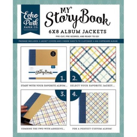 Album borító 6x8 , My Storybook / Album Jacket - Petticoats & Pinstripes Boy (1 csomag)