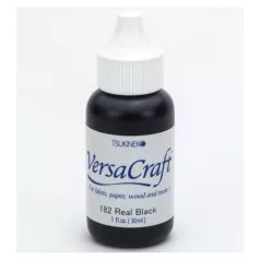   Tsukineko Tintapárna utántöltő - Real Black - VersaCraft Inker