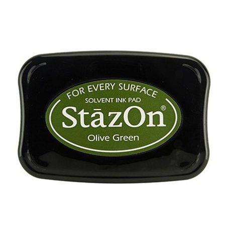 Tintapárna , StazOn Ink / Olive Green -  (1 db)