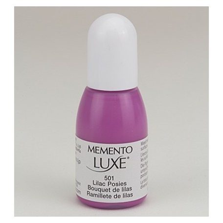 Textil tintapárna utántöltő  , Memento Luxe Inker / Lilac Posies -  (1 db)