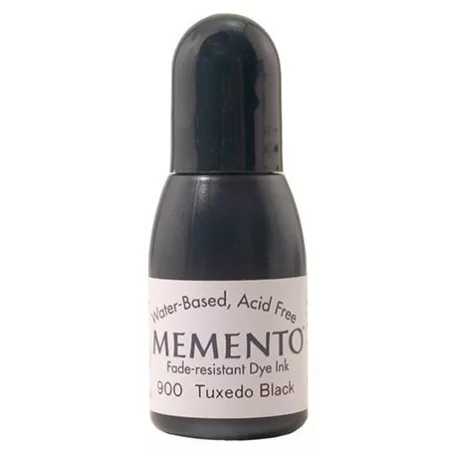 Tsukineko Tintapárna utántöltő - Tuxedo Black - Memento Inker ( 1 db)