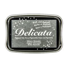   Tintapárna , Delicata / Silvery Shimmer Inkpad - Ezüst (1 db)