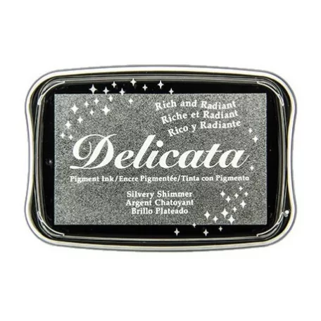 Tintapárna , Delicata / Silvery Shimmer Inkpad - Ezüst (1 db)