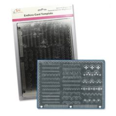   Sablon perga technikához , Endless Card Template / Parchment Craft - Szegélyek (1 csomag)