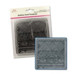   Sablon perga technikához , Endless Card Template / Parchment Craft (1 csomag)