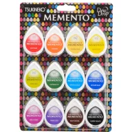   Tsukineko Tintapárna készlet - Gum Drops - Memento Dew Drop Ink Pad (12 db)