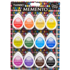   Tsukineko Tintapárna készlet - Gum Drops - Memento Dew Drop Ink Pad (12 db)