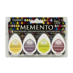   Tsukineko Tintapárna készlet - Farmer's Market - Memento Dew Drop Ink Pad (4 db)