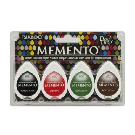 Tsukineko Tintapárna készlet - Gotta Have - Memento Dew Drop Ink Pad (4 db)