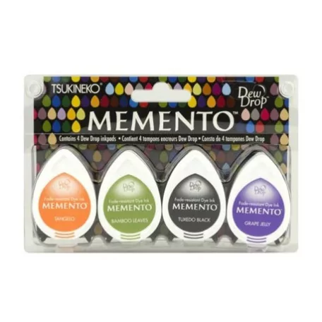 Tsukineko Tintapárna készlet - Jelly Beans - Memento Dew Drop Ink Pad (4 db)