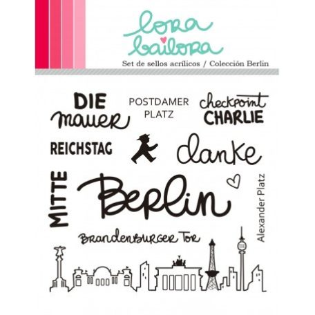 Lora Bailora Szilikonbélyegző készlet BERLIN (1 csomag)