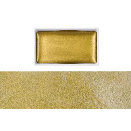 Kuretake Gansai Tambi Akvarell festék #91 Bluish Gold (1 db)