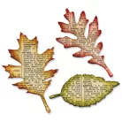 SIZZIX Vágósablon 656927 - Tim Holtz - Tattered Leaves - Bigz Die (1 db)