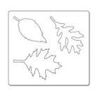 SIZZIX Vágósablon 656927 - Tim Holtz - Tattered Leaves - Bigz Die (1 db)