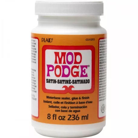 Mod Podge dekupázs ragasztó selyemfényű (236 ml), Mod Podge / Satin (1 db)