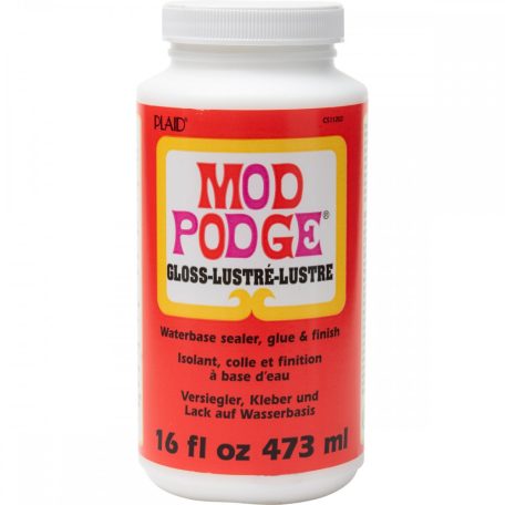 Mod Podge dekupázs ragasztó fényes (473 ml), Mod Podge / Gloss (1 db)