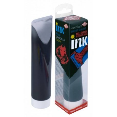 Lino festék / Linóleum tinta , Lino / Premium Block Printing Ink  - Black (100 ml)