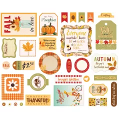   Carta Bella Papírmotívum / Kivágat - Autumn - Ephemera (1 csomag)