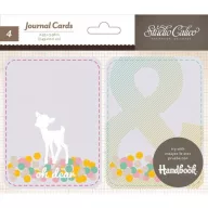   Varrott műanyag albumkártyák , Journal Cards / Stitched Plastic Pocket -  (4 db)