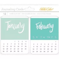   Albumkártyák 3X4 in, Journal Cards / 12-Month - 12 hónap (12 db)