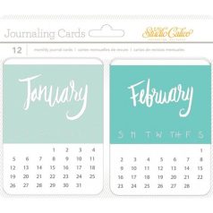   Albumkártyák 3X4 in, Journal Cards / 12-Month - 12 hónap (12 db)