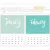 Albumkártyák 3X4 in, Journal Cards / 12-Month - 12 hónap (12 db)