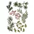 Vágósablon 661597, Thinlits / Tim Holtz - Holiday Greens, Mini (1 csomag)
