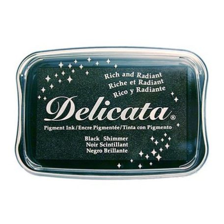 Tintapárna , Delicata / Black Shimmer Inkpad -  (1 db)