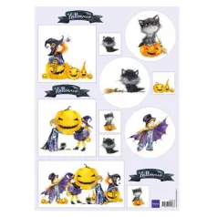   Kivágóminta / Decoupage papír  VK9549, General / Halloween -  (1 ív)