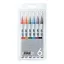 Színes ecsettoll készlet RB-6000AT/6V, Clean colors / Real Brush Marker - Set Real Brush 6 pcs (6 db)