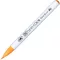 Színes ecsettoll rb-6000at-002, Clean colors / Real Brush Marker - Fl. Orange (1 db)