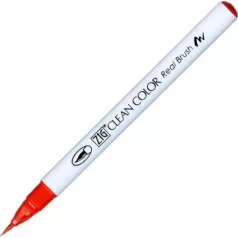   Színes ecsettoll rb-6000at-020, Clean colors / Real Brush Marker - Red (1 db)