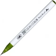   Színes ecsettoll rb-6000at-043, Clean colors / Real Brush Marker - Olive Green (1 db)