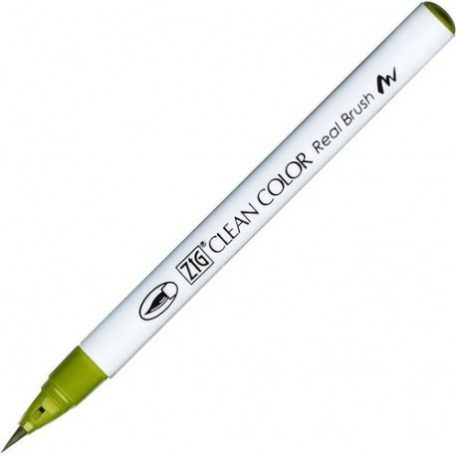 Színes ecsettoll rb-6000at-046, Clean colors / Real Brush Marker - Mid Green (1 db)