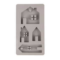 Rayher Szilikon öntőforma Házikók (1 db)