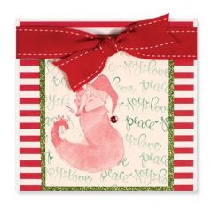   Gumibélyegző DSC-001, 3D Cling Stamp Set / Winter Fox (1 db)