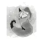 Gumibélyegző DSC-001, 3D Cling Stamp Set / Winter Fox (1 db)