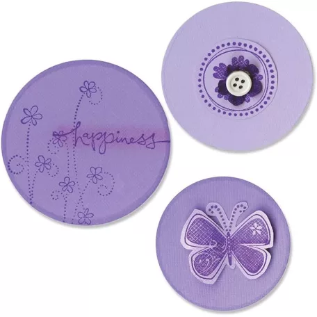 SIZZIX Vágósablon 656333 Circles Körök Bigz Die (1 db)