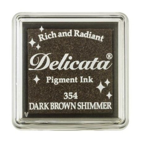 Tintapárna , Delicata Small / Dark Brown Shimmer -  (1 db)