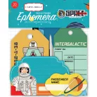 Papírmotívum / Kivágat , Space Academy / Ephemera - Frames & Tag (1 csomag)
