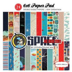   Papírkészlet 6", Space Academy / Paper Pads - Kétoldalas (24 lap)