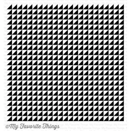 Gumibélyegző BG-74, Background Stamp 6x6 / Spirit Triangle (1 db)