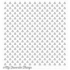   Gumibélyegző BG-79, Background Stamp 6x6 / Trans Triangles (1 db)